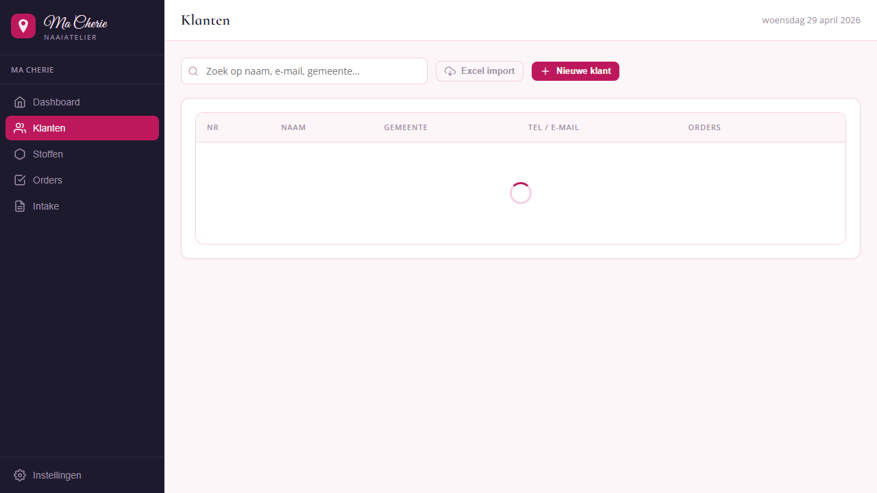 Klanten-module